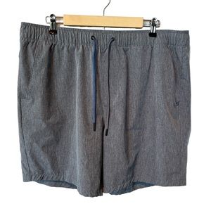 Eddie Bauer grey blue athletic hiking shorts size XXL